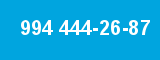 994 444-26-87